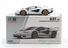 Load image into Gallery viewer, Poprace 1:64 White LPi800-4 Countach Racing Sports Model Diecast Metal Car New Collection
