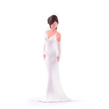Load image into Gallery viewer, 1:24 Painted Figure Model Miniature Resin Diorama Sand Dinner Wedding Dress Lady
