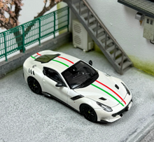 Load image into Gallery viewer, LT 1:64 White F12 TDF V12 Super Racing Sports Model Diecast Metal Car New Collection
