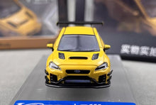Load image into Gallery viewer, CM 1:64 Yellow Impreza STI 11 XI Widebody Sports Model Diecast Metal Car New Collection
