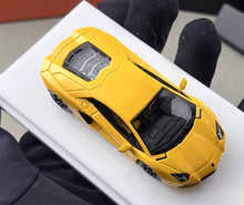 Load image into Gallery viewer, VA 1:64 Yellow Aventador LP700-4 Sports Model Diecast Metal Car New Collection
