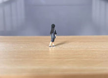 Load image into Gallery viewer, 1:64 Painted Figure Model Miniature Resin Diorama Sand Cute Girl Kid Posting Toy
