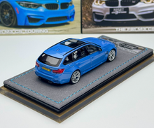 Load image into Gallery viewer, Mortal 1:64 Marina Blue F81 M3 CS Touring Sports Model Diecast Metal Car New Collection
