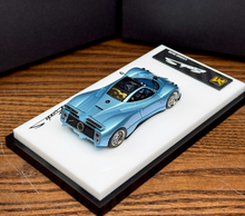 Load image into Gallery viewer, DMY 1:64 Cyan Zonda S Racing Sports Model Diecast Resin Car New Collection
