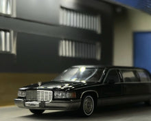 Load image into Gallery viewer, XG 1:64 Black Fleetwood Luxury Limousine Classic Model Diecast Metal Car New Collection
