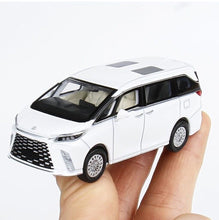 Load image into Gallery viewer, Masdi 1:64 2023 White LM500h Mini Van MPV Sports Model Diecast Metal Car New Collection
