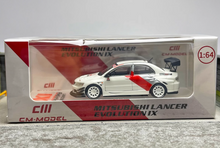 Load image into Gallery viewer, CM 1:64 JDM Ralliart Lancer Evo 9 IX Racing Sports Model Diecast Metal Car
