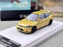 Load image into Gallery viewer, FH 1:64 Gold JDM Civic Type R EK9 Hatchback Sports Model Diecast Metal Car New Collection
