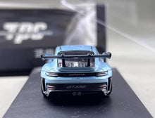 Load image into Gallery viewer, TPC 1:64 Ice Blue 911 GT3 RS 992 Pursuit Sports Model Diecast Metal Car New Collection
