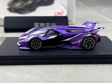 Load image into Gallery viewer, LMF 1:64 Purple V12 Vision GT VGT Concept Sports Model Diecast Metal Car New Collection
