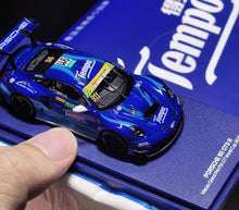 Load image into Gallery viewer, AR 1:64 Blue 911 GT3 R 2025 Macau #911 Sports Model Diecast Metal Car New Collection
