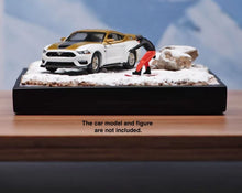 Load image into Gallery viewer, 1:64 Painted Car Model Base Miniature Diorama Toy Road Sand Scenario Snowfield
