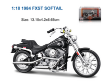 Load image into Gallery viewer, Maisto 1:18 1984 FXST Softail Sports Model Diecast Metal Motorcycle New Collection
