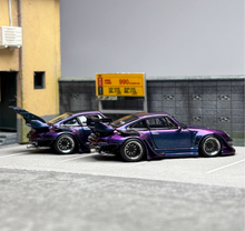 Load image into Gallery viewer, SW 1:64 Purple RWB 993 Racing Sports Classic Model Diecast Metal Car New
