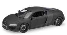 Load image into Gallery viewer, WELLY 1:24 Black R8 Super Racinng Sports Model Diecast Metal Car Display
