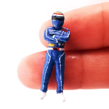 Load image into Gallery viewer, 1:64 Painted Figure Mini Model Miniature Resin Diorama Racing Car Racer Driver
