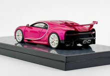 Load image into Gallery viewer, YM 1:64 Pink Chiron CRL Super Racing Sports Model Diecast Resin Car New Collection
