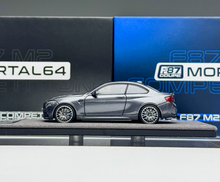 Load image into Gallery viewer, Mortal 1:64 Gray F87 M2 Coupe Sports Model Diecast Metal Car New Collection
