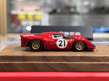 Load image into Gallery viewer, DMH 1:64 Red 1967 330 P4 #21 Hard Top Sports Model Diecast Resin Car New Collection
