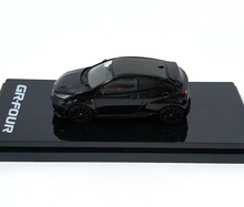 Load image into Gallery viewer, HJ 1:64 JDM Black GR Yaris RZ Sports Model Diecast Metal Car New Collection
