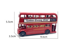 Load image into Gallery viewer, 1:76 Red London Double Decker Bus Classic Model Diecast Metal Car New Collection
