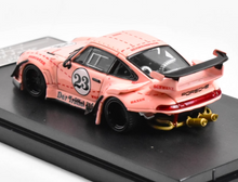 Load image into Gallery viewer, SW 1:64 Pink 911 RWB 993 #23 Racing Sports Model Diecast Metal Car New Collection

