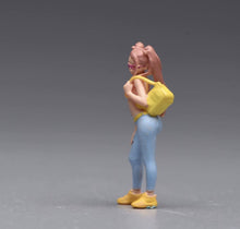 Load image into Gallery viewer, 1:64 Painted Figure Model Miniature Resin Sand Diorama Pretty Girl Trendy Look
