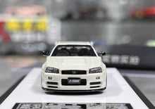 Load image into Gallery viewer, BZMW 1:64 White Skyline GTR R34 NISMO Z-Tune Sport Model Diecast Resin Car New Collection
