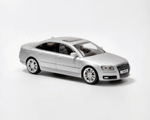 Load image into Gallery viewer, JKM 1:64 Silver S8 D3 Sedan Sports Model Diecast Metal Car New Collection

