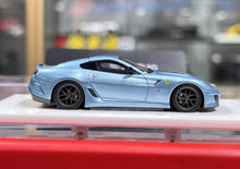 Load image into Gallery viewer, DMH 1:64 Ice Blue 599 GTO Racing Sports Model Diecast Resin Car New Collection
