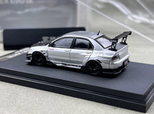 Load image into Gallery viewer, TM 1:64 Silver Carbon Lancer EVO 9 IX Widebody Model Diecast Metal Car New Collection
