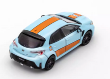 Load image into Gallery viewer, GCD 1:64 JDM Gulf GR Corolla Hatchback Sports Model Metal Diecast Car New Collection
