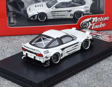 Load image into Gallery viewer, MT 1:64 Pearl White Silvia S13 180SX Rocket Bunny Model Diecast Metal Car New Collection
