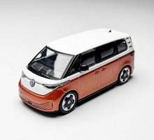 Load image into Gallery viewer, Minigt 1:64 Orange VW EV ID Buzz Mini Van Sports Model Diecast Metal Car New Collection
