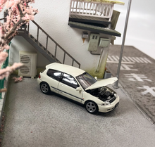 Load image into Gallery viewer, LCD 1:64 JDM White EG6 Civic SIR Hatchback Sports Model Diecast Metal Car New
