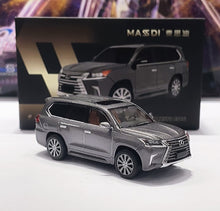 Load image into Gallery viewer, Masdi 1:64 Grey LX570 Luxury ORV SUV Sports Model Diecast Metal Car New Collection
