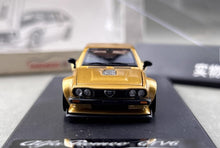 Load image into Gallery viewer, RM 1:64 Gold GTV6 Widebody Hatchback Sports Model Diecast Metal Car New Collection
