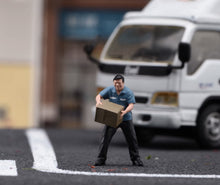 Load image into Gallery viewer, 1:64 Painted Figure Model Miniature Resin Diorama Sand Courier Porter Worker Set
