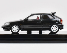 Load image into Gallery viewer, HJ 1:64 JDM Black Civic Type R EK9 Vtec Engine Model Diecast Metal Car New Collection
