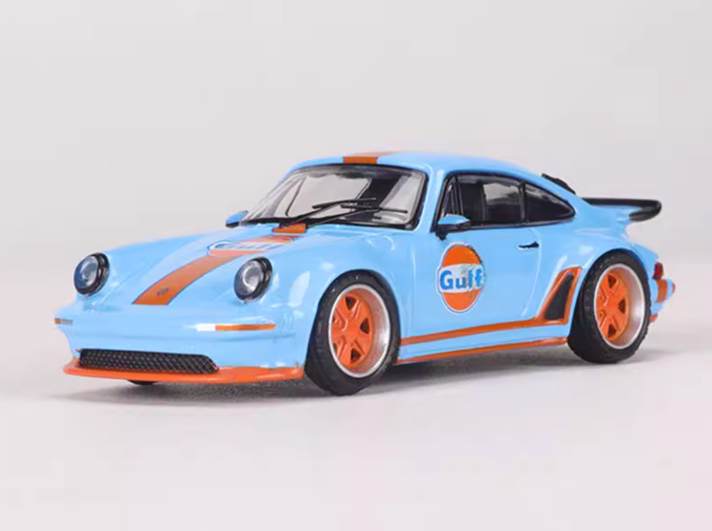 RM 1:64 Blue Gulf Singer Turbo Study 930 Classic Model Diecast Metal Car New