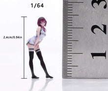 Load image into Gallery viewer, 1:64 Painted Figure Model Miniature Resin Diorama Toy Sand Cheerleading Girl
