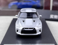 Load image into Gallery viewer, MH 1:64 Silver 50th Skyline GTR R35 Racing Sports Model Diecast Metal Car New Collection
