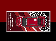 Load image into Gallery viewer, TM 1:64 JDM Lancer EVO 9 IX Hipermax Figure Sports Model Diecast Metal Car BN
