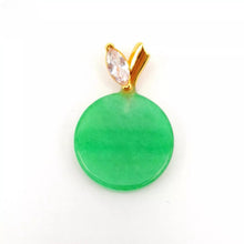 Load image into Gallery viewer, Nature Jade Round Fruit Shape Pendant Necklace Gift Jewelry charm Blessing Lucky

