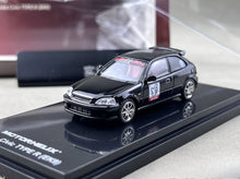 Load image into Gallery viewer, MH 1:64 JDM Black Civic EK9 R Hatchback Sports Model Diecast Metal Car New Collection
