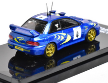 Load image into Gallery viewer, Hobby Japan 1:64 Blue WRC Impreza GC8 STI 1997 #4 Model Diecast Metal Car New Collection
