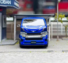 Load image into Gallery viewer, Tarmac 1:64 Blue Hiace Widebody Van TOYO Sports Model Diecast Metal Car New Collection
