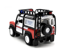 Load image into Gallery viewer, 1:76 HK Police Defender 90 SUV Off Road Classic Model Diecast Metal Car

