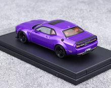 Load image into Gallery viewer, SH 1:64 Purple Challenger SRT Muscle Hellcat Sport Model Diecast Metal Car New Collection
