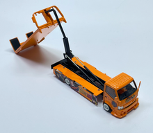 Load image into Gallery viewer, CC 1:64 Orange H300 Tow Flatbed Trailer Truck Model Diecast Metal Car New Collection
